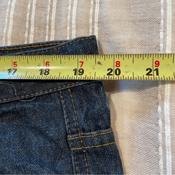 Rocawear Men’s Dark Wash Back Pocket Flap Straight Leg Jeans 38x34 - Picture 7 of 9